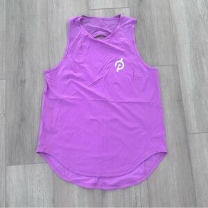 Lululemon X Peloton sculpture tank magenta glow cutout pink size 10